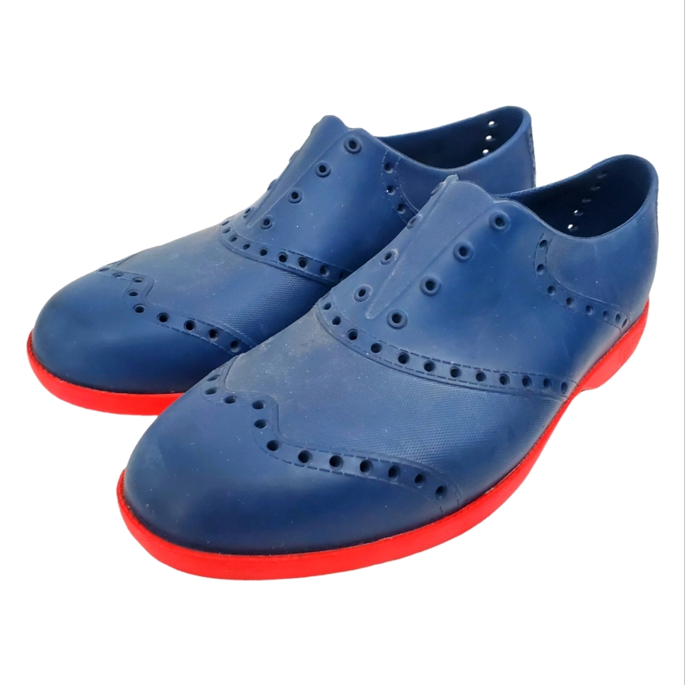 BIION Shoes Golf Wingtip Athletic Slip-On